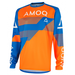 Мотокрос блуза AMOQ Ascent Strive V2 Jersey Orange-Blue Мотокрос блуза AMOQ Ascent Strive V2 Jersey Orange-Blue