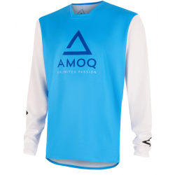 Мотокрос блуза AMOQ Ascent Comp Jersey Sky Blue-White Мотокрос блуза AMOQ Ascent Comp Jersey Sky Blue-White