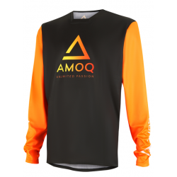 Мотокрос блуза AMOQ Ascent Comp Jersey Black-Orange Мотокрос блуза AMOQ Ascent Comp Jersey Black-Orange