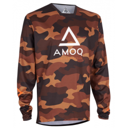 Мотокрос блуза AMOQ Ascent Comp Jersey Brown Camo Мотокрос блуза AMOQ Ascent Comp Jersey Brown Camo