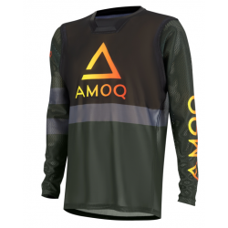 Мотокрос блуза AMOQ Airline Mesh Jersey Military Green-Black Мотокрос блуза AMOQ Airline Mesh Jersey Military Green-Black