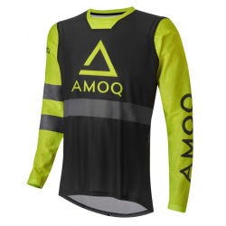 Мотокрос блуза AMOQ Airline Mesh Jersey Black/HiVis Мотокрос блуза AMOQ Airline Mesh Jersey Black/HiVis