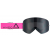 Мотокрос очила AMOQ MX Goggles Vision Magnetic Pink-Black - Smoke thumb