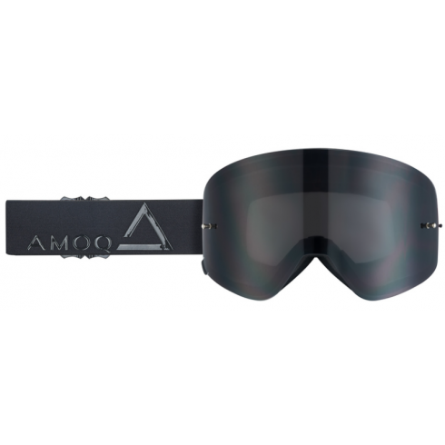Мотокрос очила AMOQ MX Goggles Vision Magnetic Blackout - Smoke Мотокрос очила AMOQ MX Goggles Vision Magnetic Blackout - Smoke