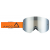 Мотокрос очила AMOQ MX Goggles Vision Magnetic Orange-Black - Silver Mirror thumb