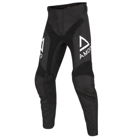 Мотокрос брич AMOQ Ascent V2 Pants Black-White Мотокрос брич AMOQ Ascent V2 Pants Black-White