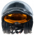 Скутер каска AMOQ Cluster double visor Jet Helmet Blackout thumb