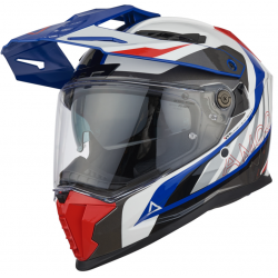 Каска AMOQ Helmet AI100 Mojave white/red/blue Каска AMOQ Helmet AI100 Mojave white/red/blue