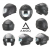 Отваряема каска AMOQ Helmet MI200 mattblack thumb