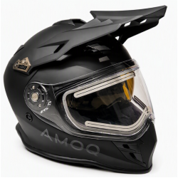 Каска AMOQ Adaptor Evo ADV Helmet Electric Visor Blackout