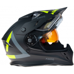 Каска AMOQ Adaptor Electric visor Helmet black/yellow