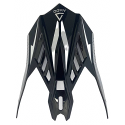 Козирка за каска AMOQ Friction Peak Black/Grey