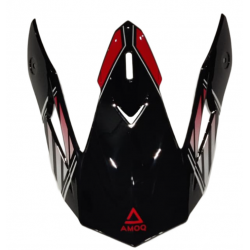 Козирка за каска AMOQ Meteor V2 Peak Axis Black/red Козирка за каска AMOQ Meteor V2 Peak Axis Black/red