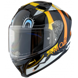 Детска каска AMOQ Helmet FI100 Bee glossy black JNR