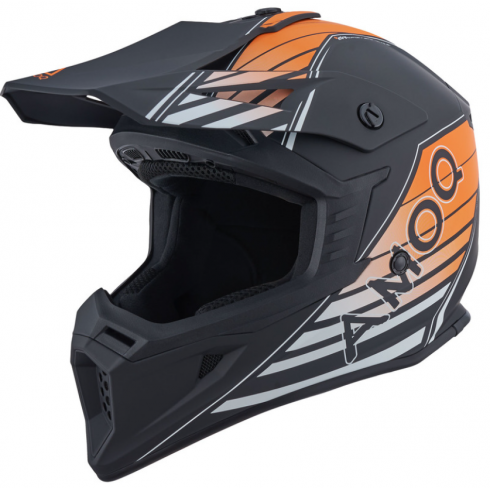 Мотокрос каска AMOQ Meteor V2 Helmet Axis Black/orange Мотокрос каска AMOQ Meteor V2 Helmet Axis Black/orange