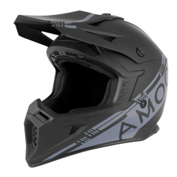 Мотокрос  каска AMOQ Meteor V2 Helmet Axis Black/Grey