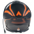 Отваряема каска AMOQ Ballast Electric visor Helmet Black/Orange thumb