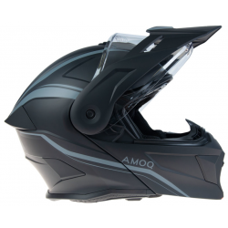 Отваряема каска AMOQ Ballast Electric visor Helmet Black/grey