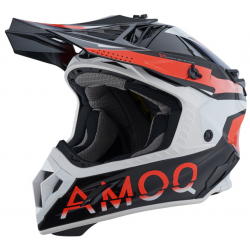 Мотокрос  каска AMOQ Friction Mips Helmet Black/red