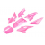 Пълен комплект пластмаси YCF 50 - Pink Пълен комплект пластмаси YCF 50 - Pink thumb