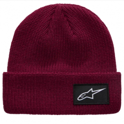 Зимна шапка ALPINESTARS BEANIE RIB CUFF UNLOAD BERRY