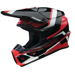 Мотокрос каска MOOSE OFFROAD F.I. 2.0 BOREAL RED