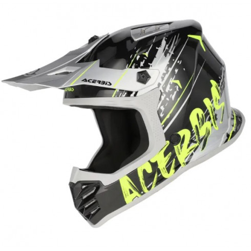 Детска мотокрос каска ACERBIS Profile Black/Fluo Yellow Детска мотокрос каска ACERBIS Profile Black/Fluo Yellow