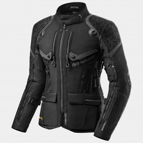 Дамско текстилно мото яке SHIMA TRACKER BLACK