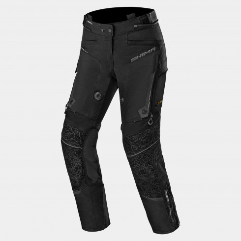 Дамски текстилен мото панталон SHIMA TRACKER BLACK