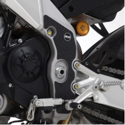 Протектор за рама R&G RACING Boot Guard Set - Frame Black (2 pieces) Aprilia Tuono V4 1100
