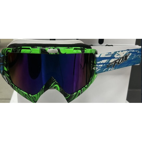 Мотокрос очила GREEN/BLUE RADIUM Мотокрос очила GREEN/BLUE RADIUM