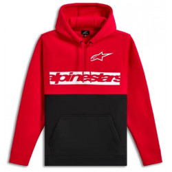 Мото суитшърт ALPINESTARS PO PARALLEL RED/BLACK