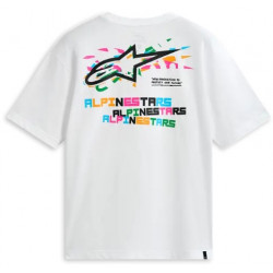 Тениска ALPINESTARS SS CSF OVERSIZED WILD WHITE