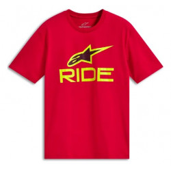 Тениска ALPINESTARS SS CSF RIDE 4.0 RED/HI VIS YW/BK
