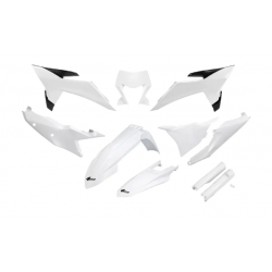 Комплект пластмаси UFO KTM EXC/ EXC-F 2026 бял Комплект пластмаси UFO KTM EXC/ EXC-F 2026 бял