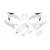 Комплект пластмаси UFO KTM EXC/ EXC-F 2026 бял thumb