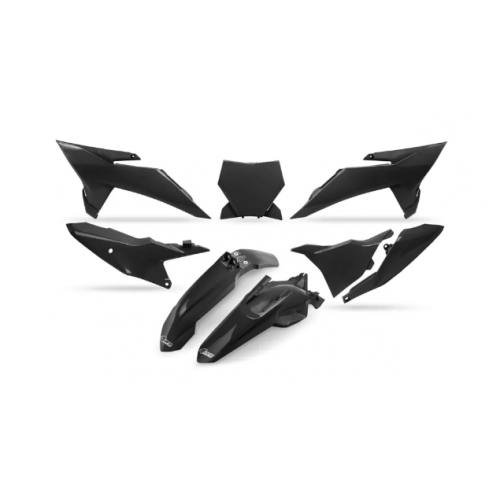 Комплект пластмаси UFO KTM SX85 25-26 черен Комплект пластмаси UFO KTM SX85 25-26 черен