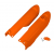 Пластмаси за предница UFO KTM SX85 18-25; Husqvarna TC85 18-22 оранжев thumb