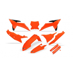 Комплект пластмаси UFO KTM SX125-300 25-26, SX-F250-450 25-26 оранжев FLUO