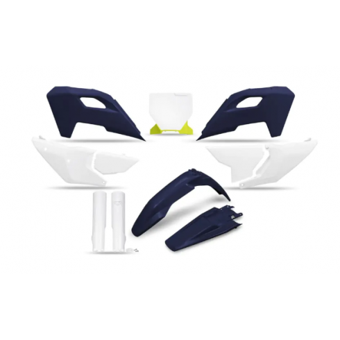 Комплект пластмаси UFO Husqvarna TC/FC/TX/FX 23-24 син Комплект пластмаси UFO Husqvarna TC/FC/TX/FX 23-24 син