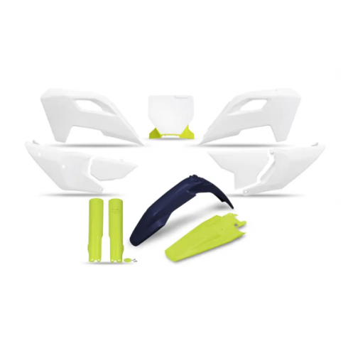 Комплект пластмаси UFO Husqvarna TC/FC/TX/FX 23-24 бял Комплект пластмаси UFO Husqvarna TC/FC/TX/FX 23-24 бял