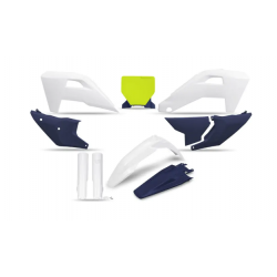 Комплект пластмаси UFO Husqvarna TC125-300, FC250-450, TX/FX 25-26 бял