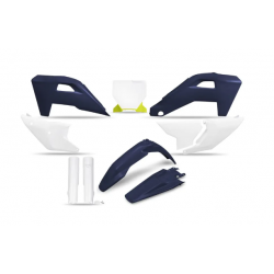 Комплект пластмаси UFO Husqvarna TC125-300, FC250-450, TX/FX 25-26 син 