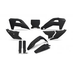 Комплект пластмаси UFO Husqvarna TC125-300, FC250-450, TX/FX 25-26 черен