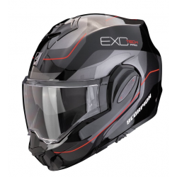 Модуларна каска SCORPION Exo-Tech Evo Pro Commuta black/grey/red