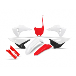 Комплект пластмаси UFO Honda CRF250R/RX 25-26, CRF450R/RX 25-26 Бял Комплект пластмаси UFO Honda CRF250R/RX 25-26, CRF450R/RX 25-26 Бял