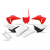 Комплект пластмаси UFO Honda CRF250R/RX 25-26, CRF450R/RX 25-26 Черен  thumb