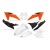 Комплект пластмаси UFO KTM EXC-F250-501 24-25, EXC150/250 24-25, EXC300 24-25 Бял  thumb