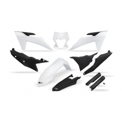 Комплект пластмаси UFO KTM EXC-F250-501 24-25, EXC150/250 24-25, EXC300 24-25 Бял 