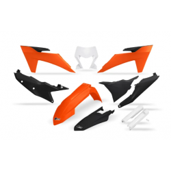 Комплект пластмаси UFO KTM EXC-F250-501 24-25, EXC150/250 24-25, EXC300 24-25 Оранжев Комплект пластмаси UFO KTM EXC-F250-501 24-25, EXC150/250 24-25, EXC300 24-25 Оранжев
